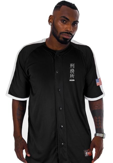 Camisa de Baseball Prison Japan Preta - Marca Prison
