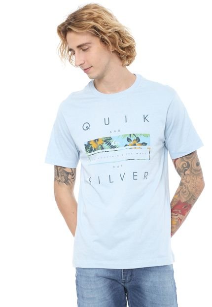 Camiseta Quiksilver Blocked Azul - Marca Quiksilver