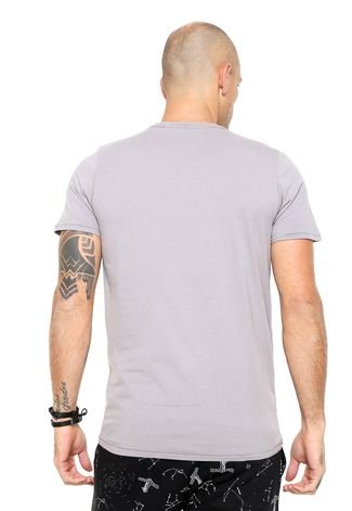Camiseta Colcci Estampada Cinza