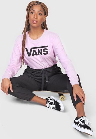 Camiseta Vans Flying Rosa