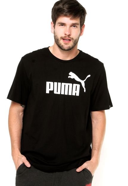 Camiseta Puma Ess No.1 Preta - Marca Puma Fundamentals