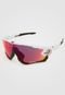 Óculos de Sol Oakley Jawbreaker Branco/Preto/Vermelho - Marca Oakley