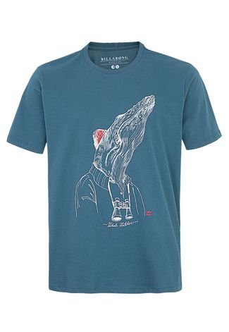 Camiseta Billabong Whale Wather Azul