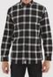 Camisa Hering Reta Flanelada  Preta - Marca Hering