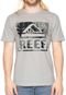Camiseta Reef Logo Folhas Bege - Marca Reef