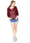 Blusa FiveBlu Estampada Vinho - Marca FiveBlu