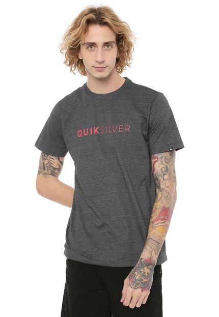 Camiseta Quiksilver Blocked Grafite - Marca Quiksilver
