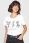 Camiseta Colcci Botanicallab Off-White - Marca Colcci