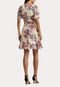 Vestido Lauren Ralph Lauren Curto Floral Bege - Marca Lauren Ralph Lauren