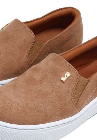 Slip on santa sales lolla suede caramelo