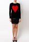 Blusa Thelure Heart Preta - Marca Thelure