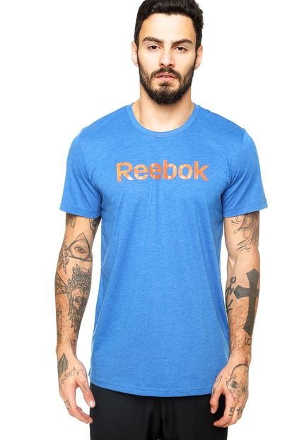 Camiseta Manga Curta Reebok Concrete Graphic Tee Azul - Marca Reebok