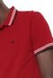 Camisa Polo Triton Listras Vermelha - Marca Triton