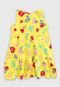 Vestido Malwee Kids Infantil Floral Amarelo - Marca Malwee Kids