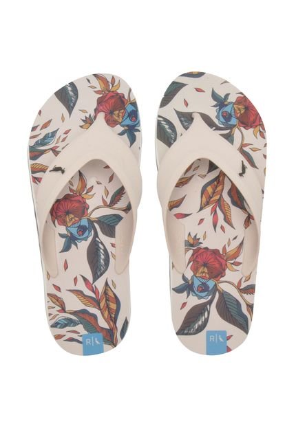 Chinelo Reserva Floral Bege - Marca Reserva