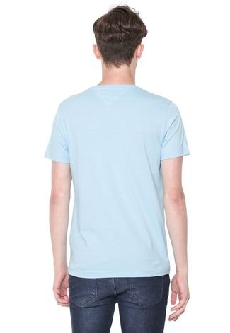 Camiseta Tommy Hilfiger Applique Azul