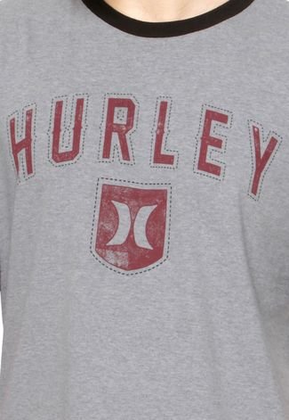 Camiseta Manga Curta Hurley Pure Life Cinza