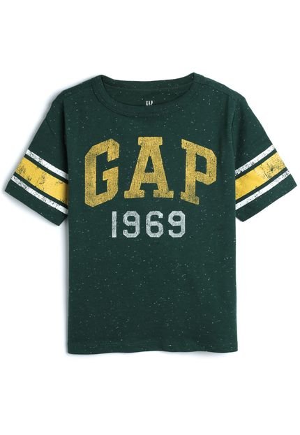 Camiseta GAP Menino Logo Verde - Marca GAP