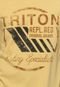 Camiseta Triton Logo Amarela - Marca Triton