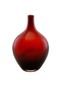 Vaso de Vidro Bianco e Nero 20X2,5X5,6Cm Vermelho - Marca Bianco e Nero