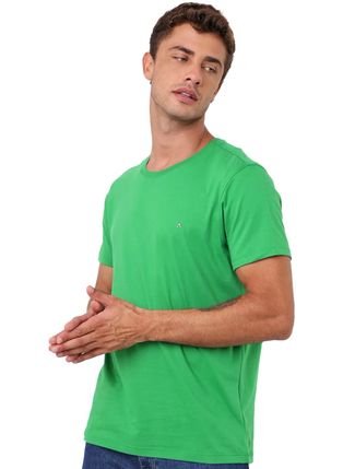 Camiseta Aramis Masculina Basic Lisa Verde