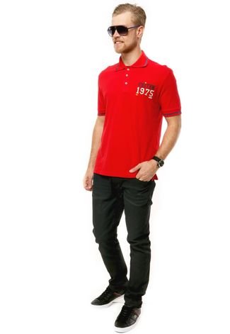 Camiseta Polo Triton Basic Vermelho