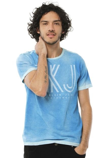 Camiseta Calvin Klein Jeans Allove Azul - Marca Calvin Klein Jeans