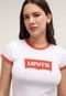 Camiseta Cropped Levis Graphic Ringer Branca - Marca Levis