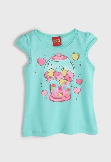 Blusa Kyly Infantil Doce Verde - Marca Kyly