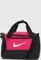 Bolsa Nike Brsla Xs Duff 9.0 Preta/Rosa - Marca Nike