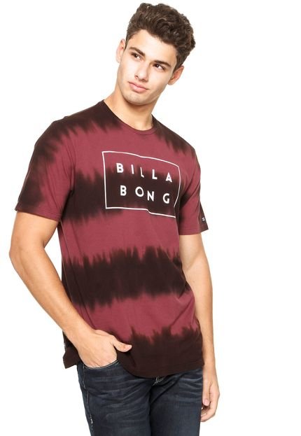 Camiseta Billabong Squared Dye Vinho - Marca Billabong
