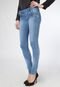 Calça Jeans Skinny Sawary Caveira Azul - Marca Sawary