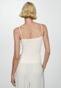 Regata Mango Ajustada LIsa Off-White - Marca Mango