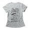 Camiseta Feminina Old School Thing - Mescla Cinza - Marca Studio Geek 
