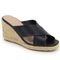 Tamanco Feminino Conforto em Couro Ravy Store Cordas Preto - Marca RAVY STORE