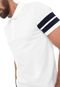 Camisa Polo Lacoste Regular Listrada Branca/Azul-marinho - Marca Lacoste