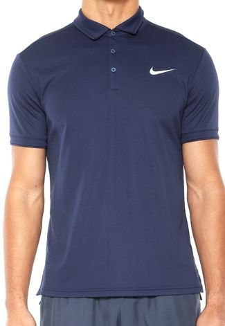 Camisa Polo Nike Dry Polo Team Azul-Marinho