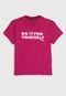 Camiseta Infantil Colcci Fun Lettering Pink - Marca Colcci Fun