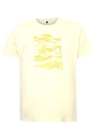 Camiseta Tropical Brasil Basic Amarela