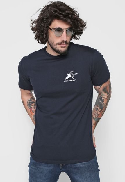Camiseta Volcom Go Get Tiger Azul-Marinho - Marca Volcom