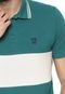 Camisa Polo Mr Kitsch Reta Teal Verde - Marca MR. KITSCH