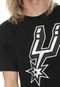 Camiseta NBA San Antonio Spurs Preta - Marca NBA