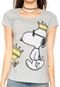Camiseta FiveBlu Snoopy Cinza - Marca FiveBlu