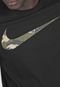 Camiseta Nike Df Camo Fi Preta - Marca Nike