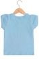 Blusa Nick Manga Curta Menina Azul - Marca Nick