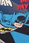 Tapete de Banheiro DCO Poliéster Batman Beware My Powers 45x70cm Cinza/Azul - Marca DCO