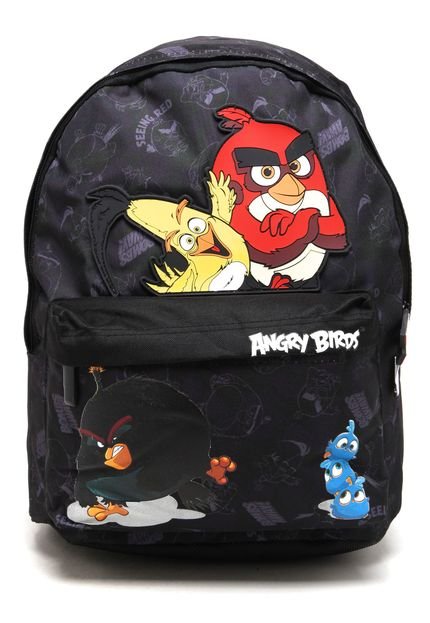 Mochila Santino Angry Birds Preta - Marca Santino