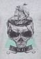 Camiseta WG Skull Cinza - Marca WG Surf