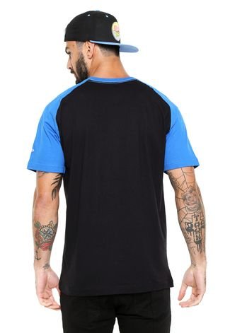 Camiseta New Era Los Angeles Dodgers Preta/Azul