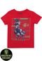Camiseta Cativa Kids Menino Dinossauro Vermelha - Marca Cativa Kids